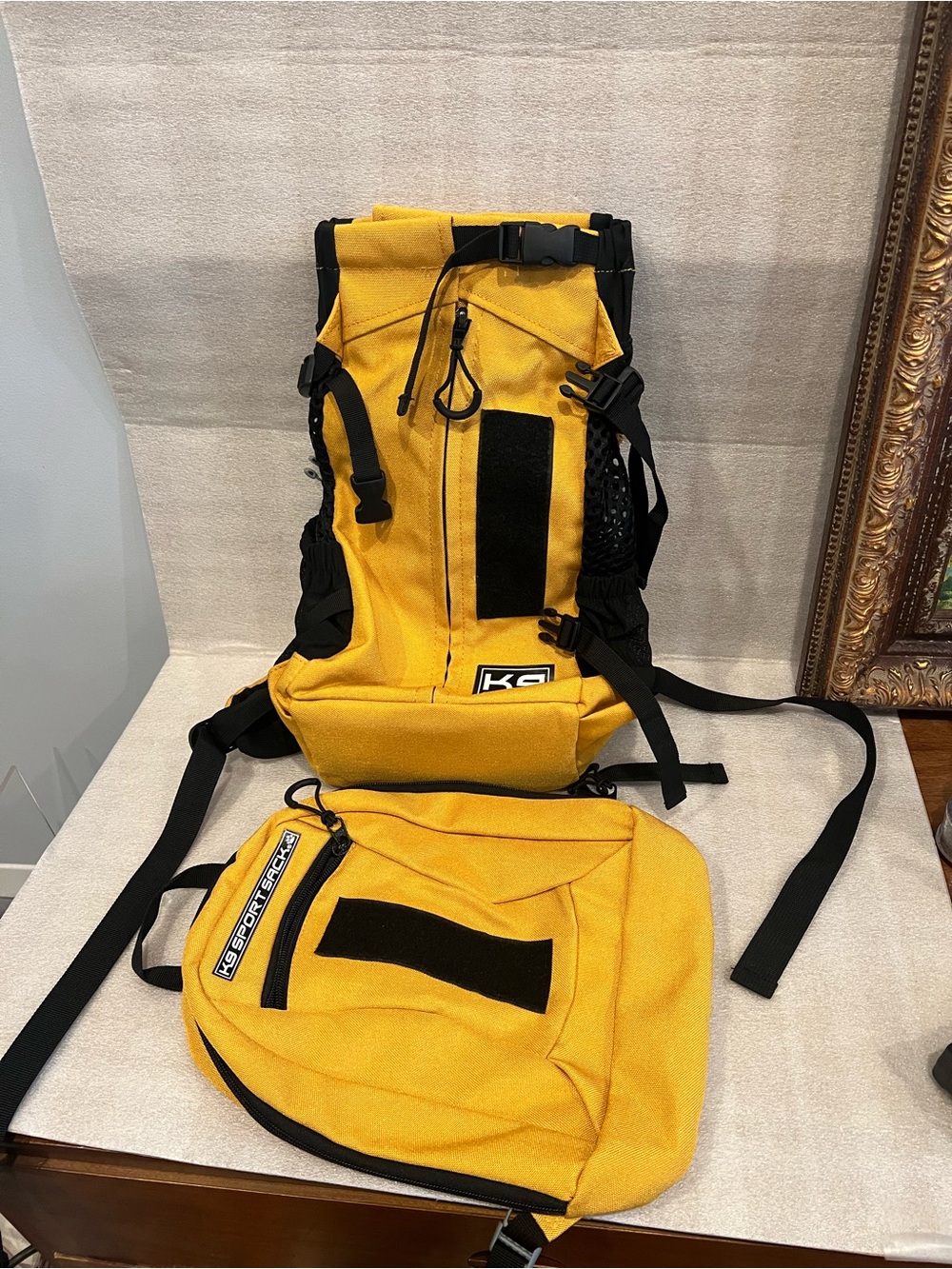 NWOT K9 Sport Sack Hiking Dog Backpack Carrier Yellow Size
Small
kiikii139-us